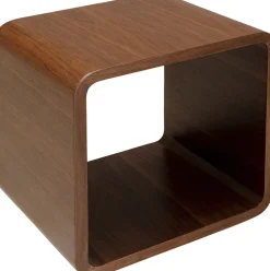 Cheap Lounge Cube MDF Walnut Kasten|Tuinmeubelen
