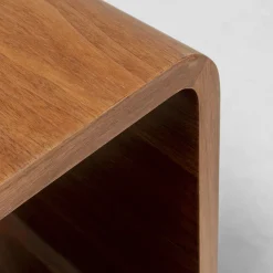 Cheap Lounge Cube MDF Walnut Kasten|Tuinmeubelen