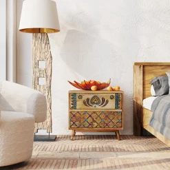 Store Nachtkastje Menorca 50x46cm Lage Kasten & Dressoirs|Tuinmeubelen