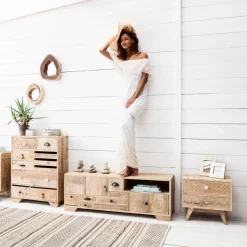 Outlet Nachtkastje Puro 50x35cm Kasten|Lage Kasten & Dressoirs