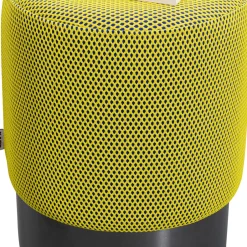 Cheap Poef Jody Yellow Black Mesh Black 35cm Poefs & Krukken|Kasten