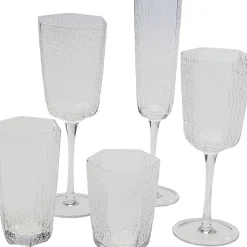 Clearance Rode Wijnglas Cascata Clear Servies & Tafelaccessoires|Kasten
