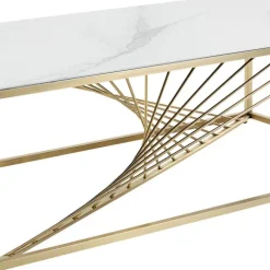 Discount Salontafel Art Marmer Glas 140x70cm Kasten|Tafels