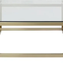 Best Salontafel Clara Goud 120x120cm Kasten|Tafels