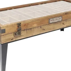 Cheap Salontafel Collector Natuur 122x55cm Kasten|Tuinmeubelen