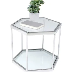 Store Salontafel Comb Zilver 45cm Tafels|Tuinmeubelen