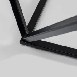Discount Salontafel Cristallo Zwart 80x80cm Kasten|Tafels