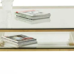 Discount Salontafel Gold Rush 120x120cm Kasten|Tafels