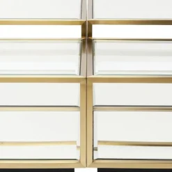 Discount Salontafel Luigi Goud (4-delig) Kasten|Tuinmeubelen