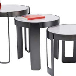 Clearance Salontafel Perelli Black (Set Van 3) Kasten|Tafels