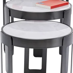 Clearance Salontafel Perelli Black (Set Van 3) Kasten|Tafels