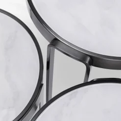 Clearance Salontafel Perelli Black (Set Van 3) Kasten|Tafels