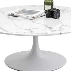 Store Salontafel Shickeria Marble White 110cm Kasten|Tafels