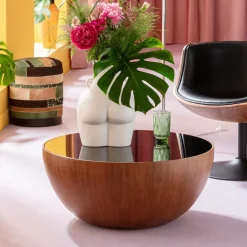 Cheap Salontafel Tear Drups Walnoot Ø80cm Kasten|Tafels