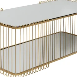 Cheap Salontafel Wire Double Brass 120x60cm Kasten|Tafels