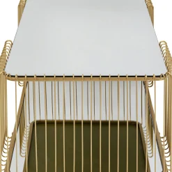 Cheap Salontafel Wire Double Brass 120x60cm Kasten|Tafels