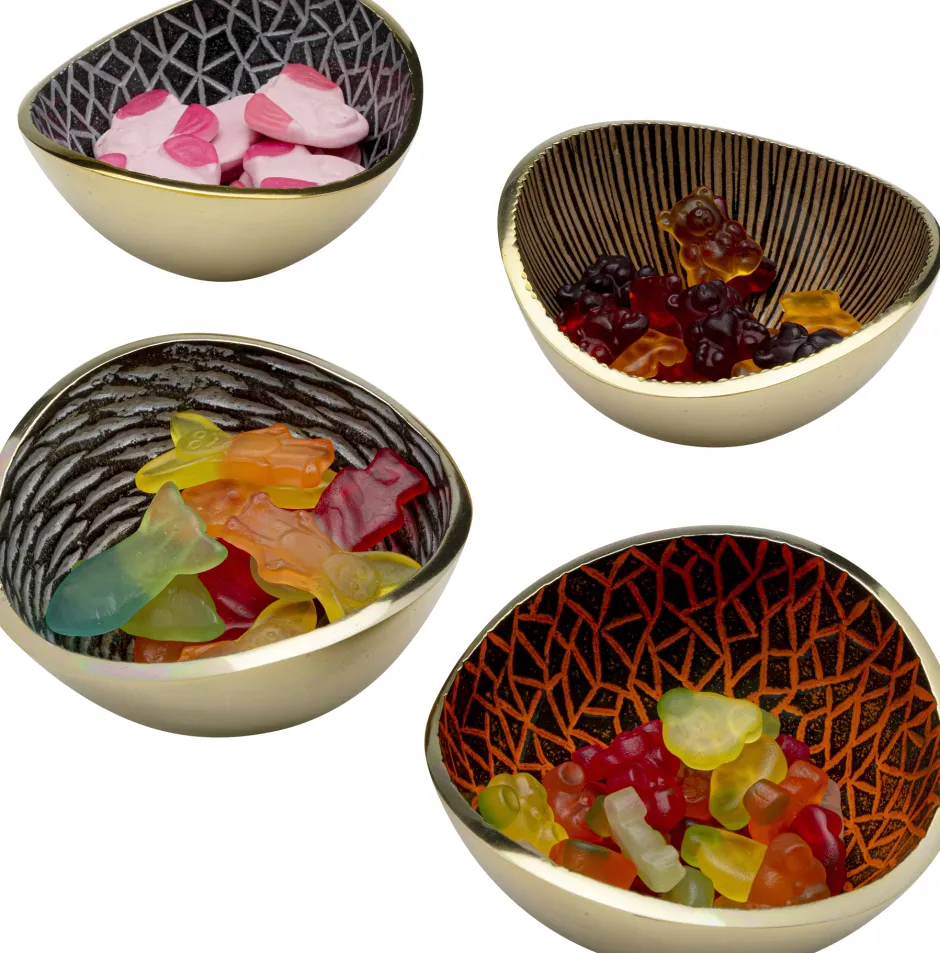 Shop Schaal Samba Colore Crackle (4/Set) Servies & Tafelaccessoires|Kasten