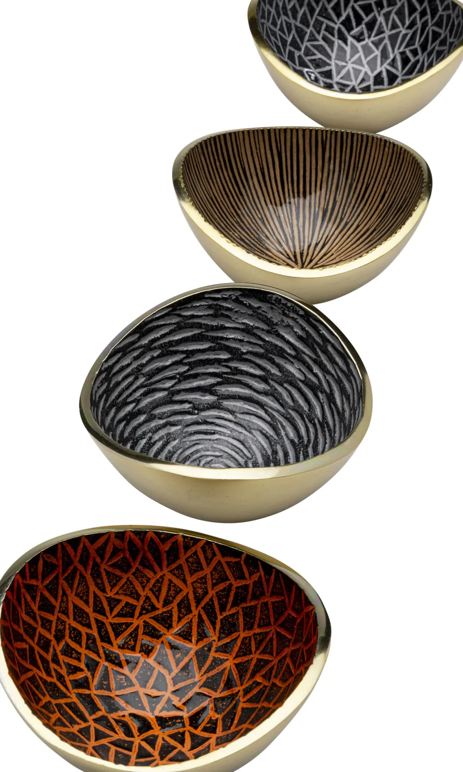 Shop Schaal Samba Colore Crackle (4/Set) Servies & Tafelaccessoires|Kasten