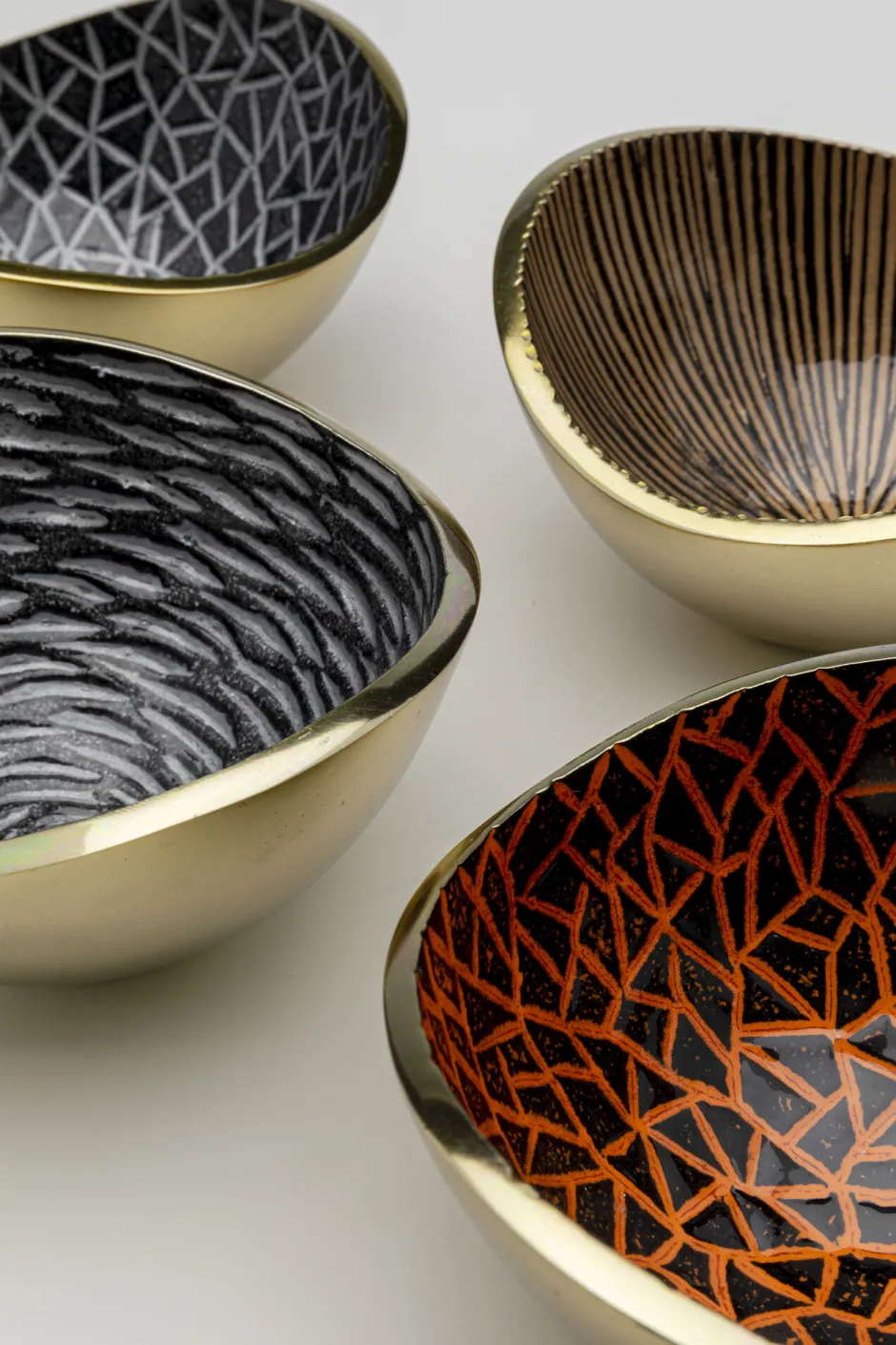 Shop Schaal Samba Colore Crackle (4/Set) Servies & Tafelaccessoires|Kasten