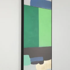 Discount Schilderij Abstract Shapes Green 73x143cm Wanddecoratie|Tuinmeubelen