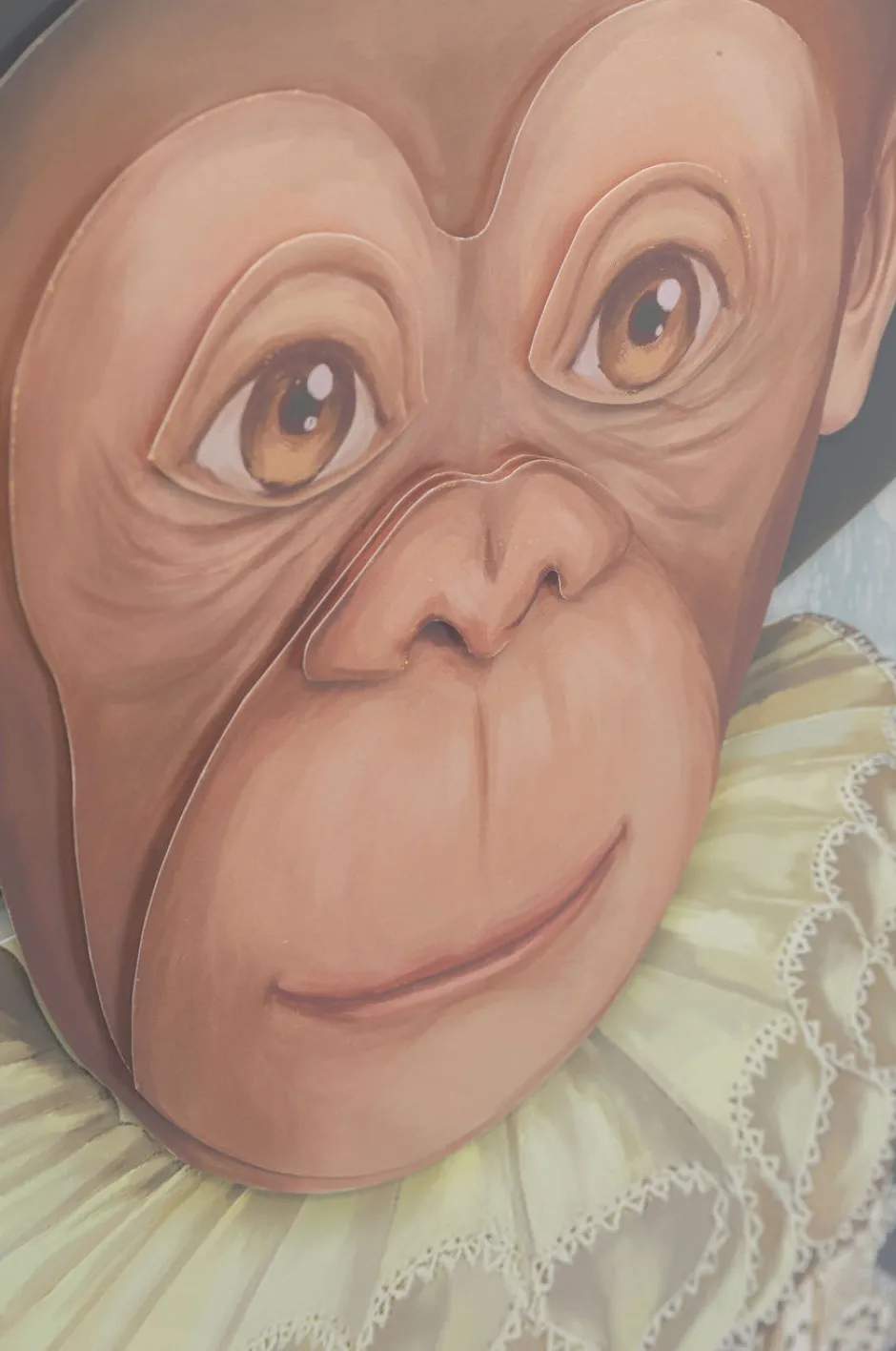 Store Schilderij Art Monkey Sir 80x60cm Wanddecoratie|Kasten