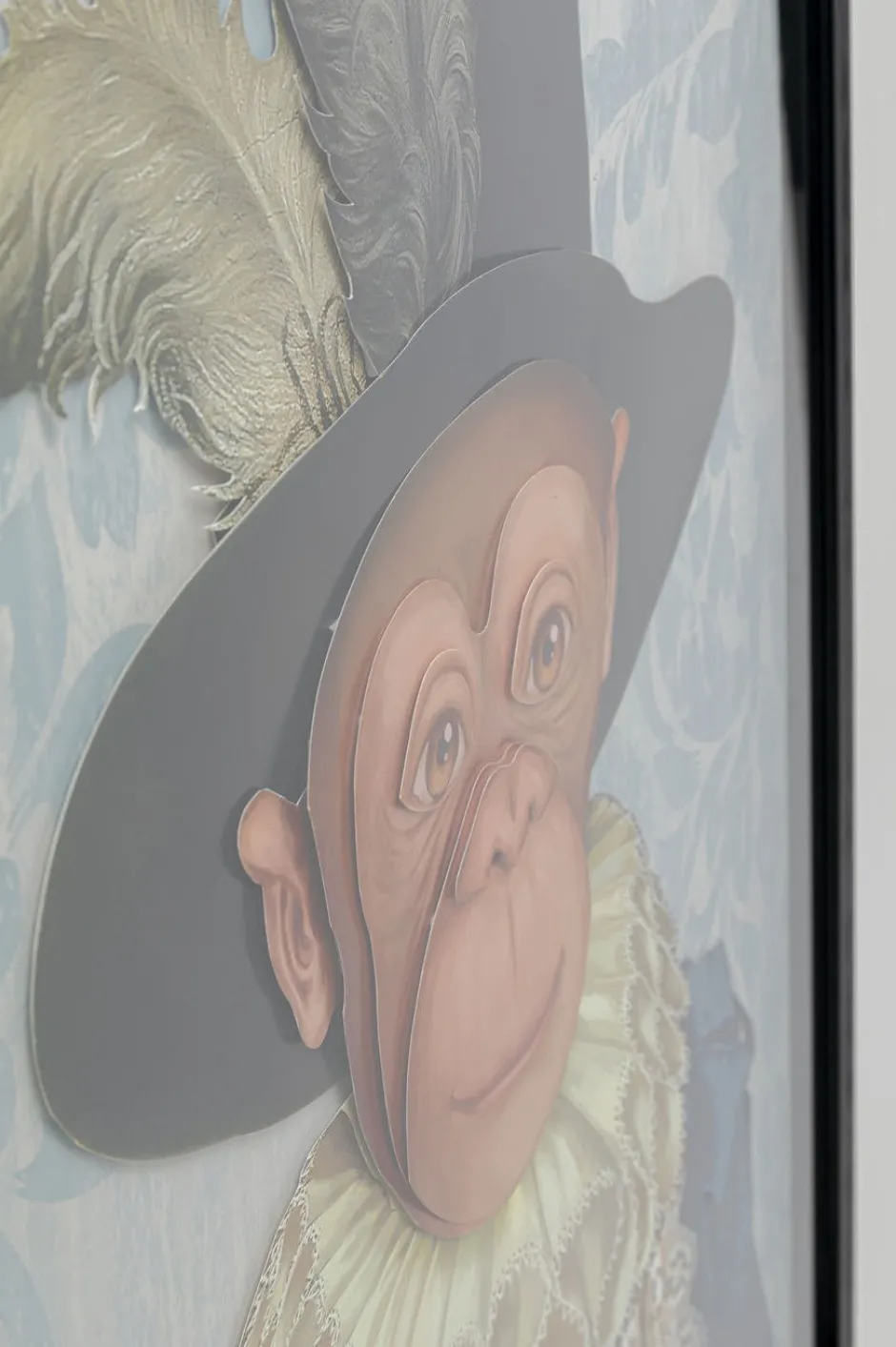 Store Schilderij Art Monkey Sir 80x60cm Wanddecoratie|Kasten