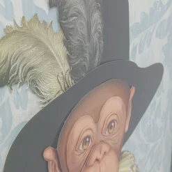 Store Schilderij Art Monkey Sir 80x60cm Wanddecoratie|Kasten