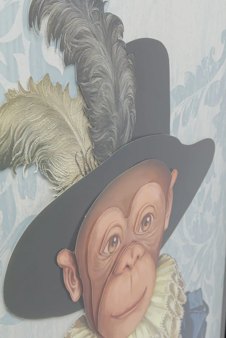 Store Schilderij Art Monkey Sir 80x60cm Wanddecoratie|Kasten