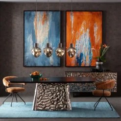 Clearance Schilderij Artistas Orange 120x180cm Wanddecoratie|Kasten