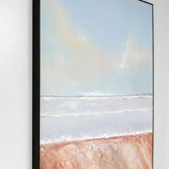 New Schilderij Beach View 150x130cm Wanddecoratie|Kasten