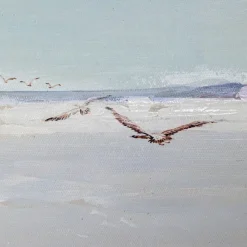 New Schilderij Beach View 150x130cm Wanddecoratie|Kasten