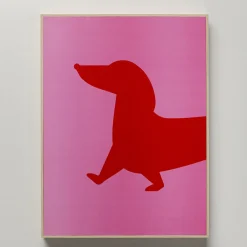 New Schilderij Dog Frankie Set Van 2 Wanddecoratie|Kasten