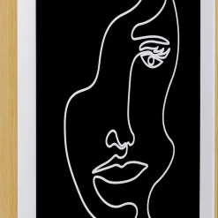 Hot Schilderij Faccia Arte Woman 60x80cm Wanddecoratie|Kasten