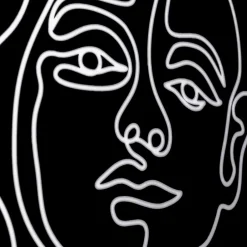 Hot Schilderij Faccia Arte Woman 60x80cm Wanddecoratie|Kasten