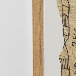 Outlet Schilderij Met Lijst Native Lines 50x150cm Wanddecoratie|Kasten