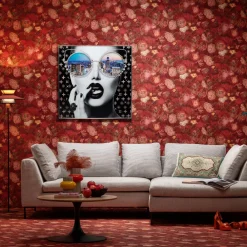 Hot Schilderij Met Lijst NY View 120x120cm Wanddecoratie|Kasten