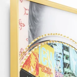 Cheap Schilderij Met Lijst Times Square View 80x80cm Wanddecoratie|Tuinmeubelen