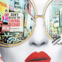 Cheap Schilderij Met Lijst Times Square View 80x80cm Wanddecoratie|Tuinmeubelen