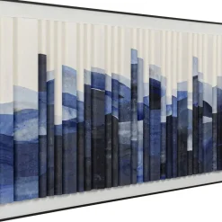 Cheap Schilderij Shadow Skyline Blue 160x60cm Wanddecoratie|Kasten