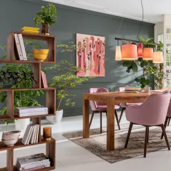 Outlet Schilderij Touched Flamingo Meeting 120x90cm Wanddecoratie|Kasten