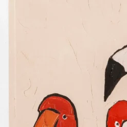 Outlet Schilderij Touched Flamingo Meeting 120x90cm Wanddecoratie|Kasten