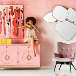 Outlet Schilderij Touched Flamingo Meeting 120x90cm Wanddecoratie|Kasten