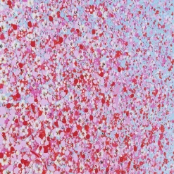 Store Schilderij Touched Flower Boat Blauw-Roze 100x80cm Wanddecoratie|Kasten