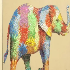 Store Schilderij Touched Flower Elephant 90x120cm Kasten|Tuinmeubelen