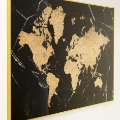 Clearance Schilderij World Map 150x100cm Tuinmeubelen