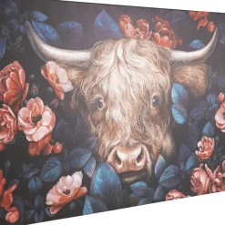 Clearance Schilderij Yak In Flower 140x90cm Wanddecoratie