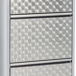 Clearance Schoenenkast Caruso 3 Silver Brushed (MO) Kasten|Tuinmeubelen