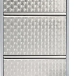 Clearance Schoenenkast Caruso 3 Silver Brushed (MO) Kasten|Tuinmeubelen