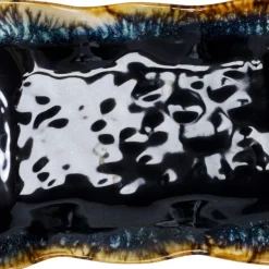 Online Serveerschaal Lio Dark Blue 17x26cm Servies & Tafelaccessoires|Woondecoratie