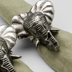 Fashion Servetringen Happy Elephants (4/Set) Servies & Tafelaccessoires|Kasten